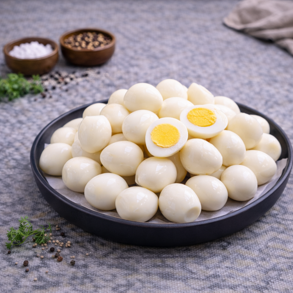 剥壳鹌鹑蛋（12CAN/CTN)