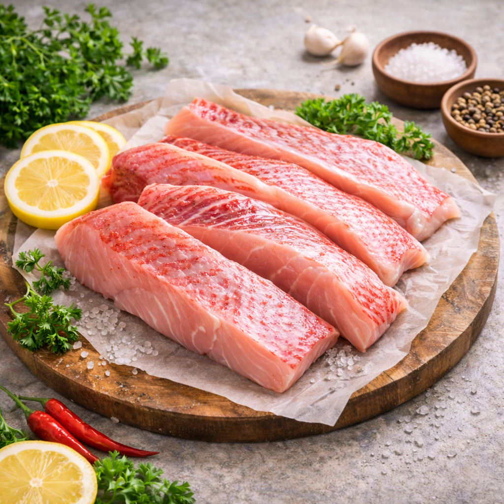 新鲜大红鸡鱼FRESH GROUPER FILLET