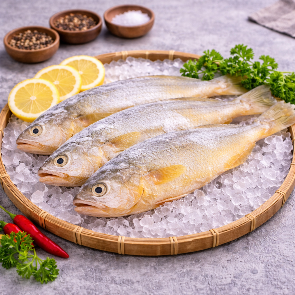 黄花鱼 FZ YELLOW CROAKER(10KG/CTN)