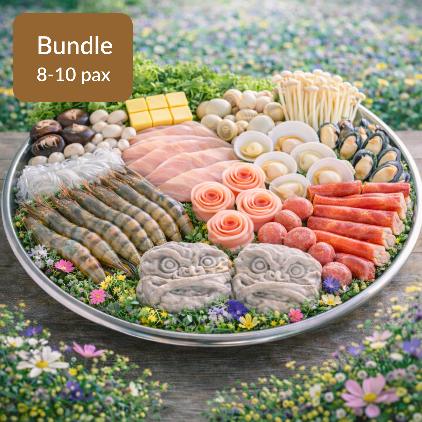 NEW FRESH STEAMBOAT BUNDLE 8-10 PAX