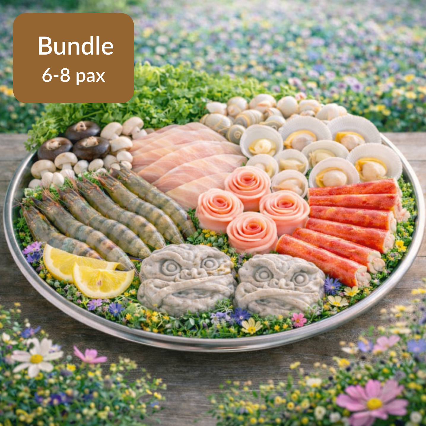 NEW FRESH STEAMBOAT BUNDLE 6-8 PAX