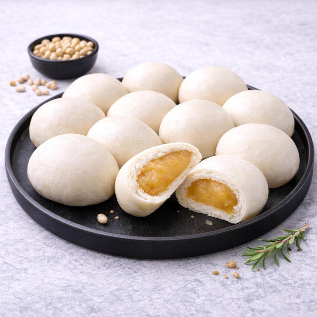 LOTUS MINI BUN 12'S 白莲蓉包