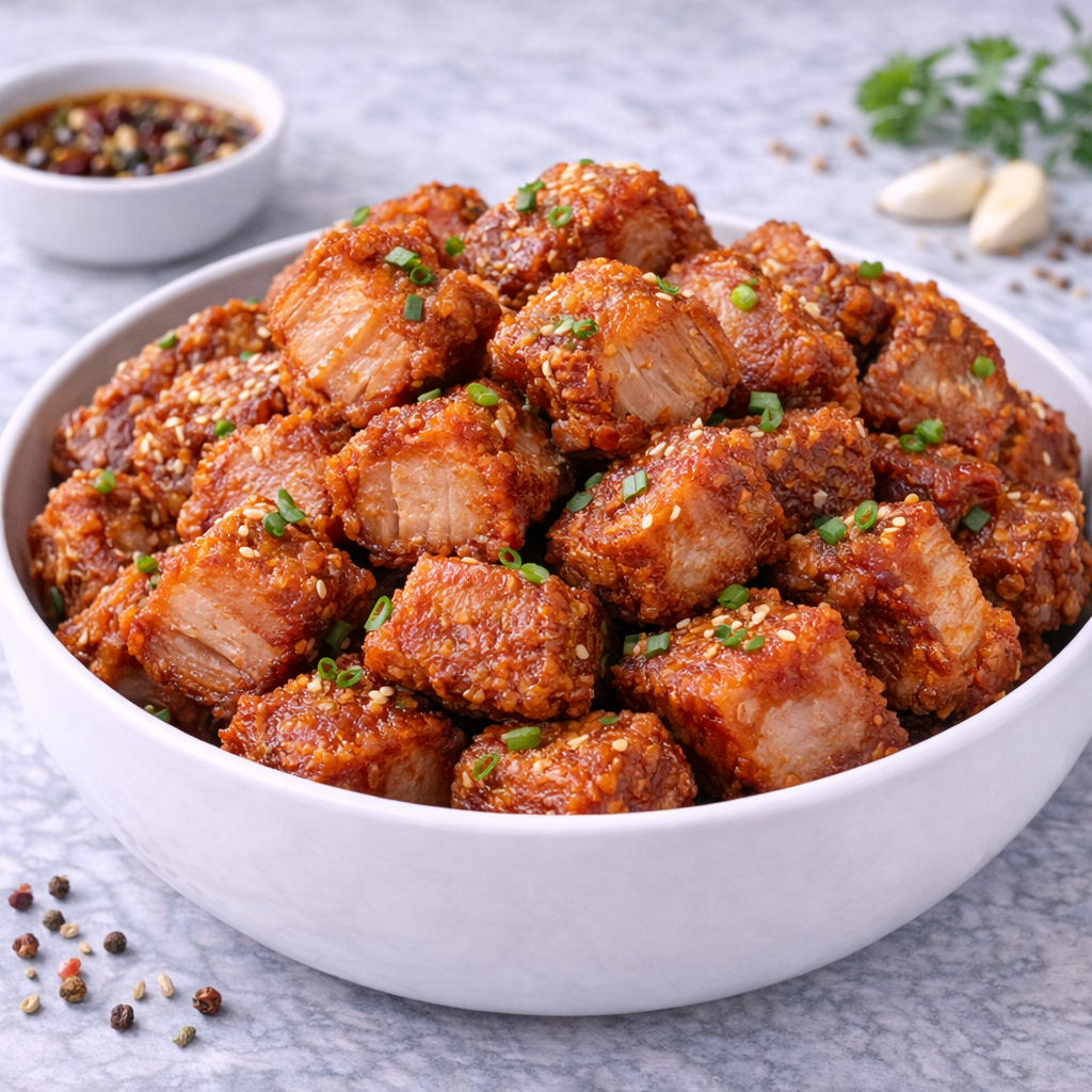 南乳炸肉 MARINATED NAN RU BELLY CUBE (2KG/PKT)