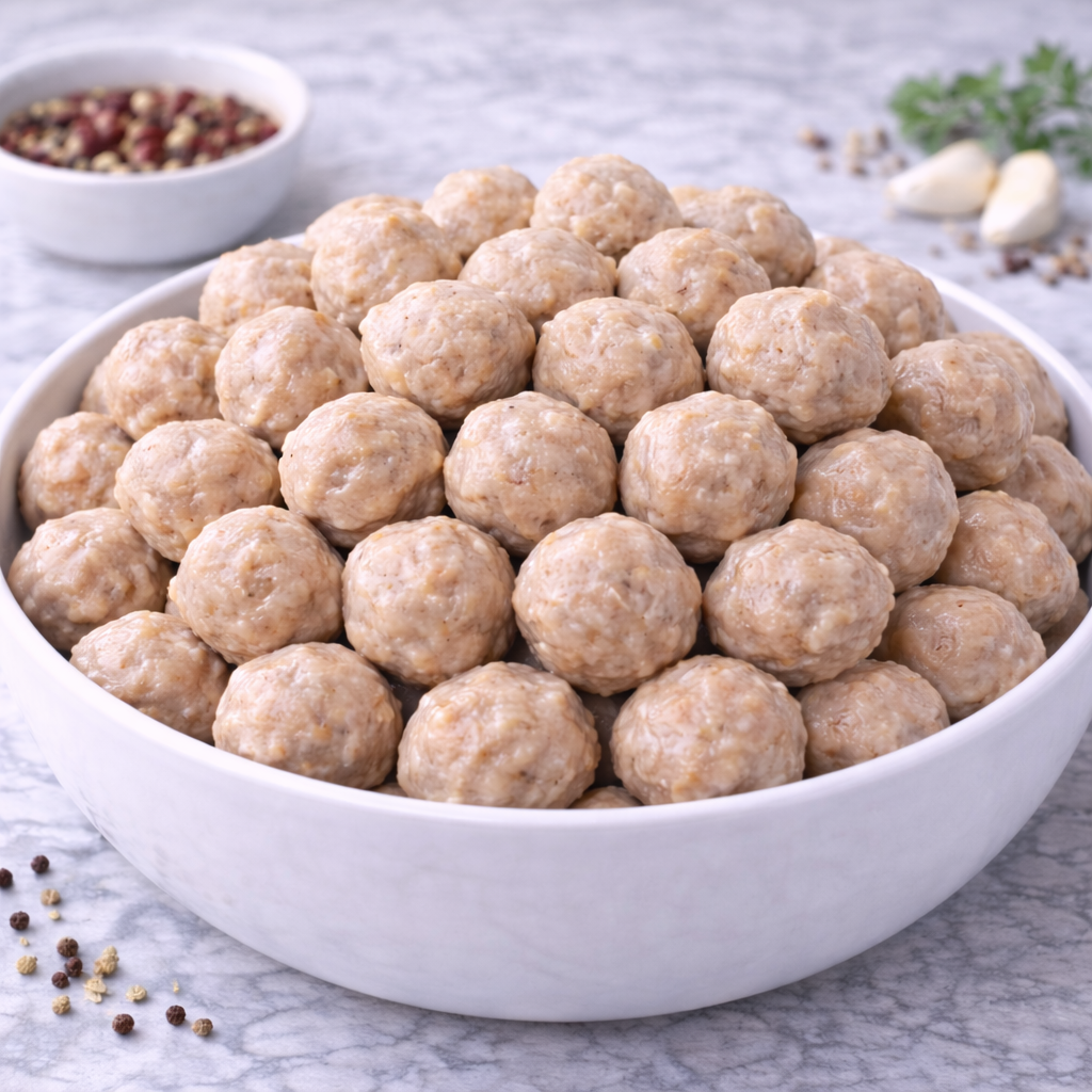 猪肉丸 PORK BALL 100s(1KG/PKT)