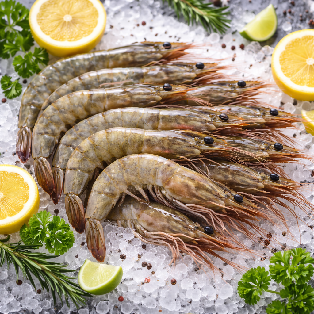 海厄瓜多尔整虾 S HRIMP HOSO RAW SHRIMP (2KG*6BOX/CTN)